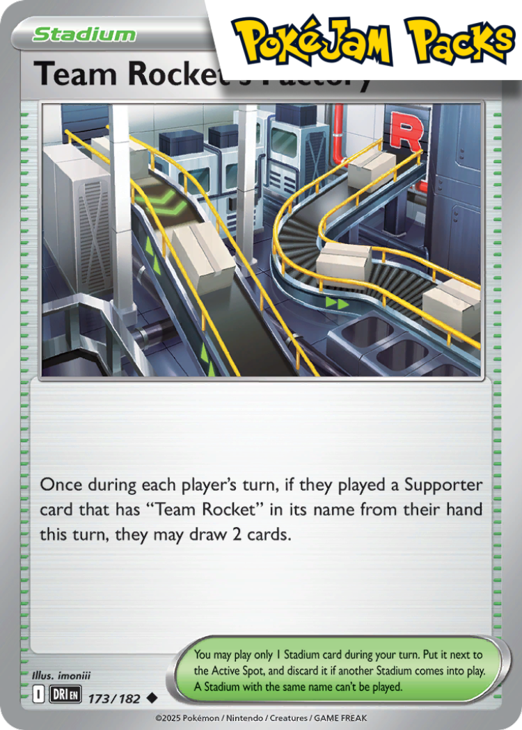 Team Rocket's Factory - 173/182 - Uncommon - Destined Rivals - Pokemon TCG