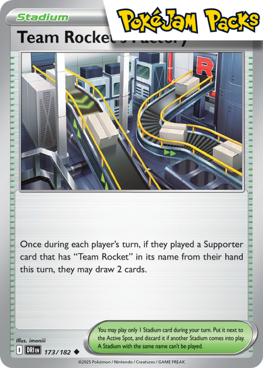 Team Rocket's Factory - 173/182 - Uncommon - Destined Rivals - Pokemon TCG