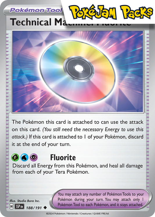 Technical Machine: Fluorite - 188/191 - Uncommon - Surging Sparks - Pokemon TCG