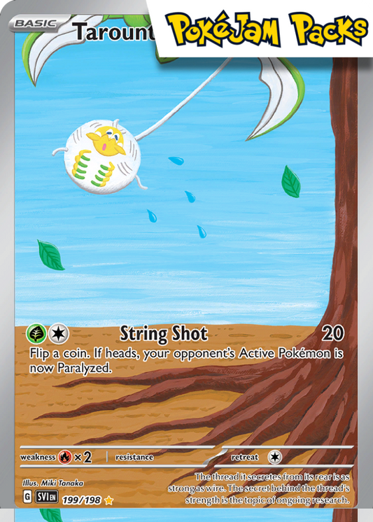 Tarountula - 199/198 - Illustration Rare - Scarlet & Violet - Pokemon TCG