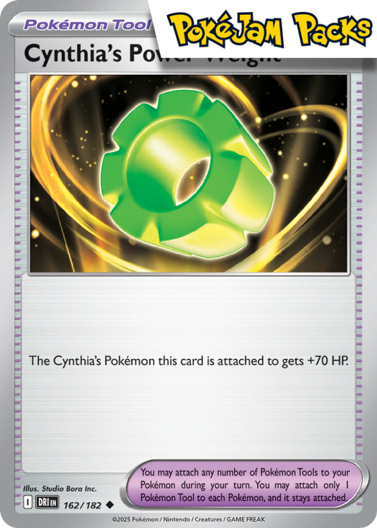 Cynthia's Power Weight - 162/182 - Uncommon - Destined Rivals - Pokemon TCG