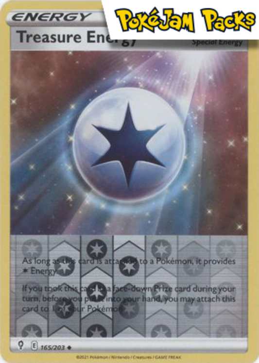 Treasure Energy - 165/203 - Uncommon Reverse Holo - Evolving Skies - Pokemon TCG