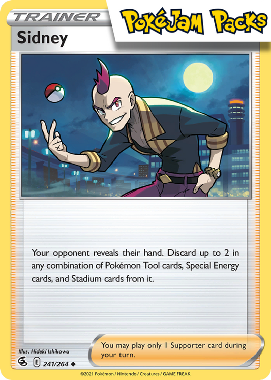 Sidney - 241/264 - Uncommon - Fusion Strike - Pokemon TCG