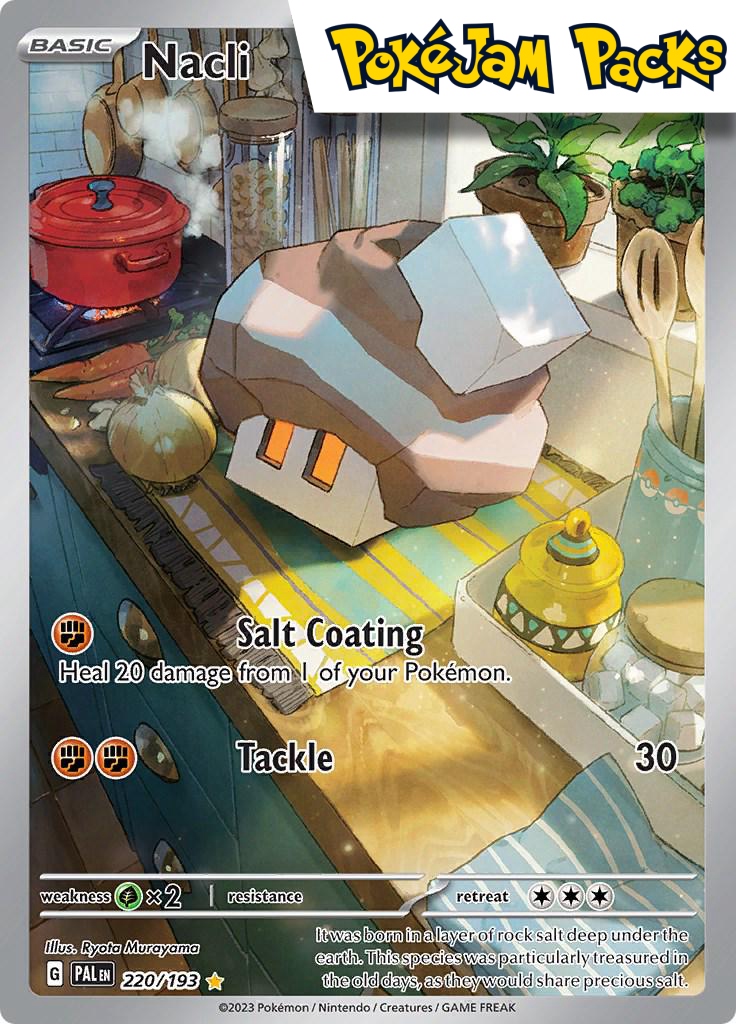Nacli - 220/193 - Illustration Rare - Paldea Evolved - Pokemon TCG