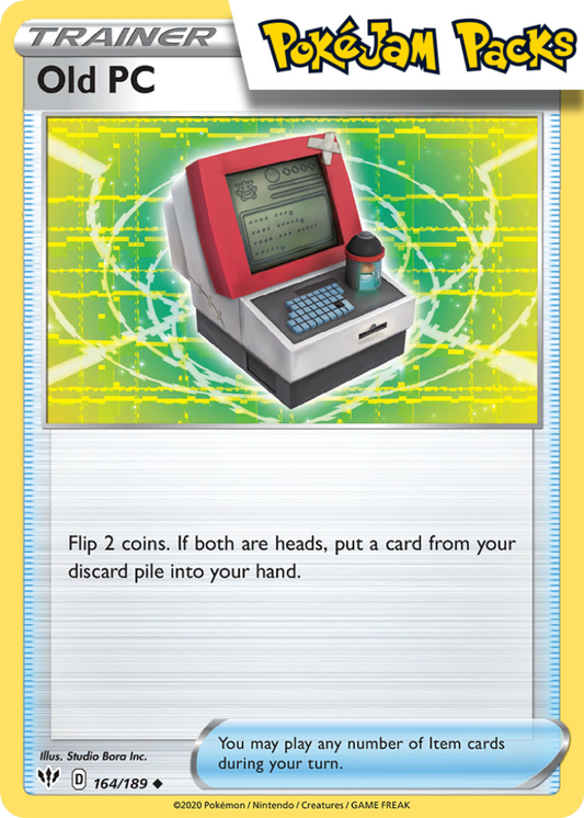 Old PC - 164/189 - Uncommon - Darkness Ablaze - Pokemon TCG