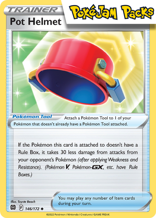 Pot Helmet - 146/172 - Uncommon - Brilliant Stars - Pokemon TCG