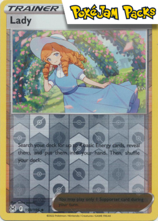Lady - 159/196 - Uncommon Reverse Holo - Lost Origin - Pokemon TCG