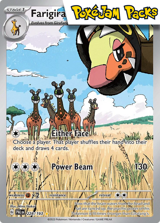 Farigiraf - 228/193 - Illustration Rare - Paldea Evolved - Pokemon TCG