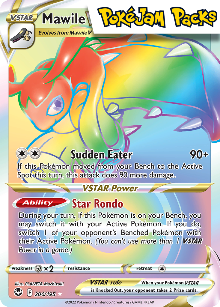 Mawile VSTAR - 200/195 - Hyper Rare - Silver Tempest - Pokemon TCG