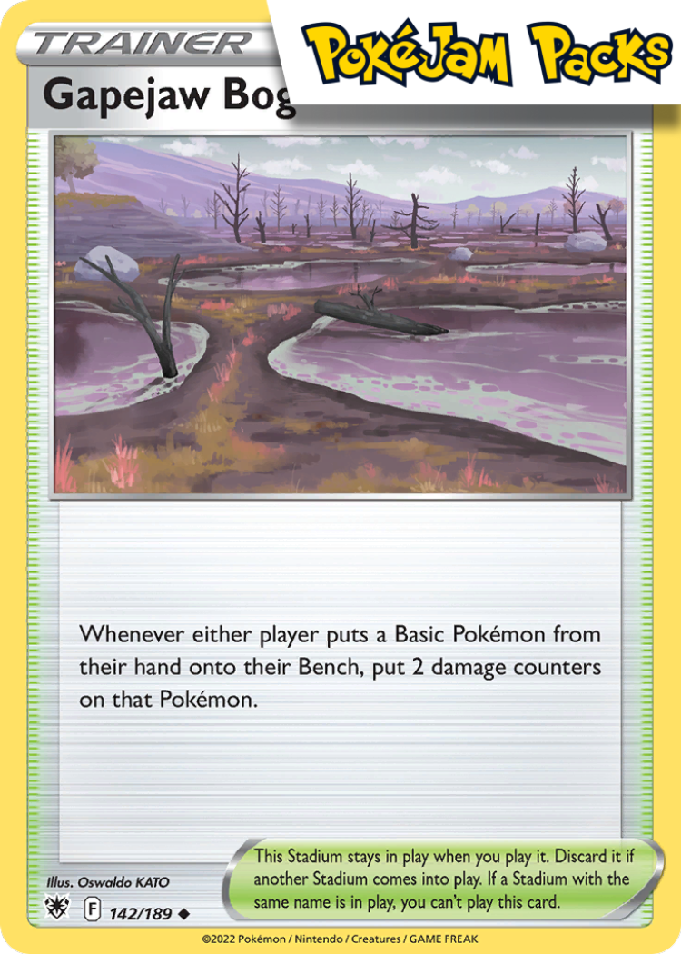 Gapejaw Bog - 142/189 - Uncommon - Astral Radiance - Pokemon TCG