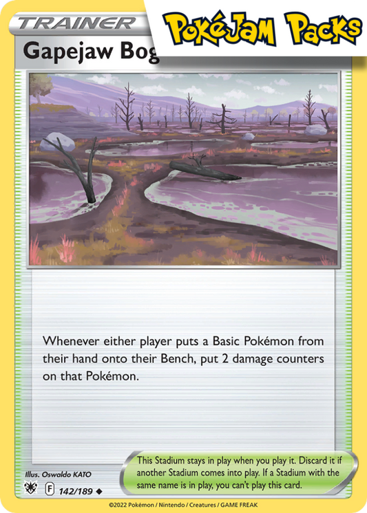 Gapejaw Bog - 142/189 - Uncommon - Astral Radiance - Pokemon TCG
