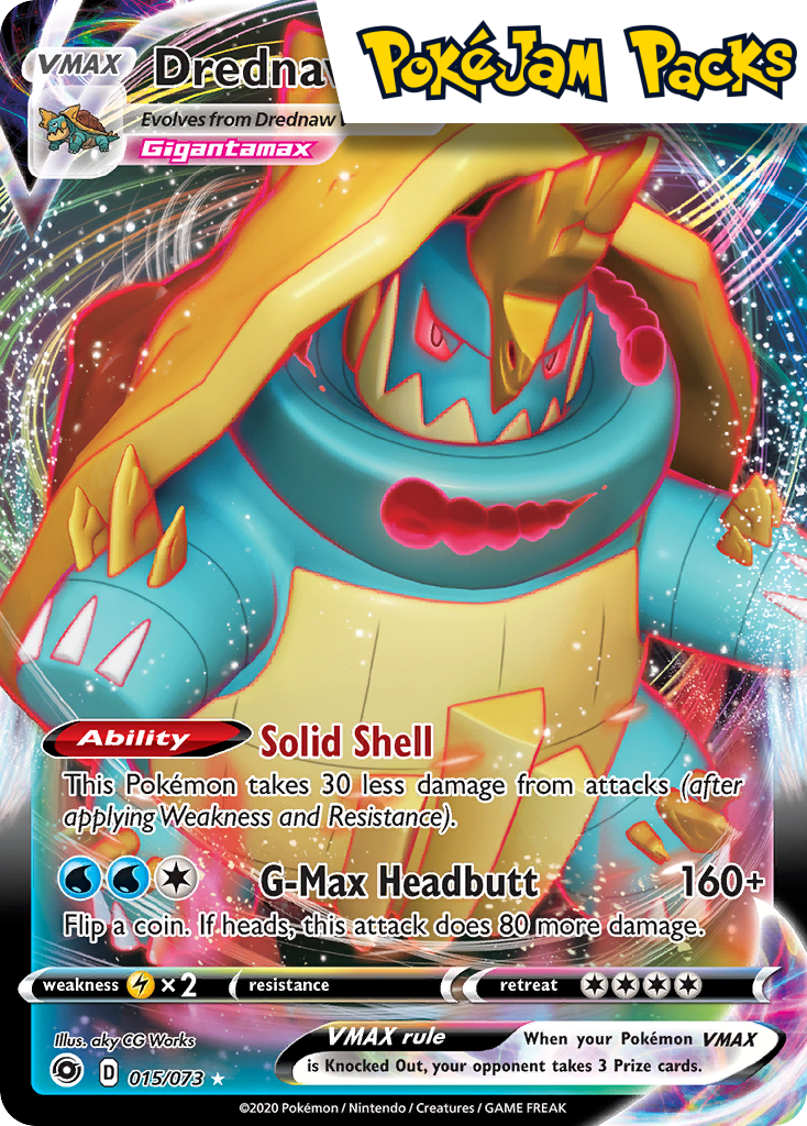 Drednaw VMAX - 015/073 - Ultra Rare - Champion's Path - Pokemon TCG