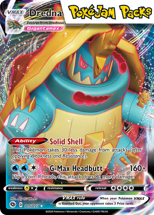 Drednaw VMAX - 015/073 - Ultra Rare - Champion's Path - Pokemon TCG
