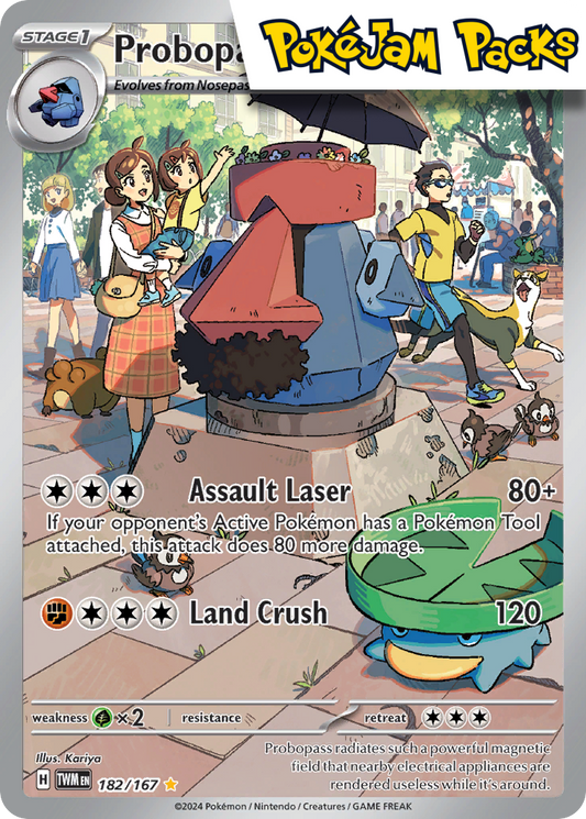 Probopass - 182/167 - Illustration Rare - Twilight Masquerade - Pokemon TCG