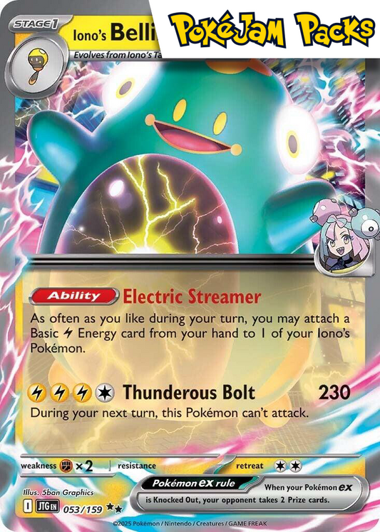 Iono's Bellibolt ex - 053/159 - Ultra Rare - Journey Together - Pokemon TCG