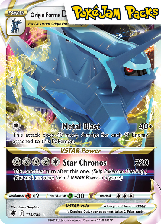 Origin Forme Dialga VSTAR - 114/189 - Ultra Rare - Astral Radiance - Pokemon TCG