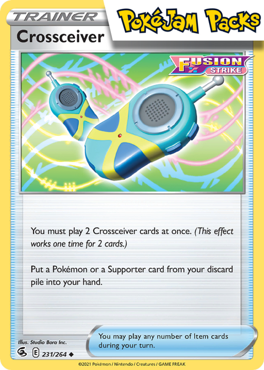 Crossceiver - 231/264 - Uncommon - Fusion Strike - Pokemon TCG