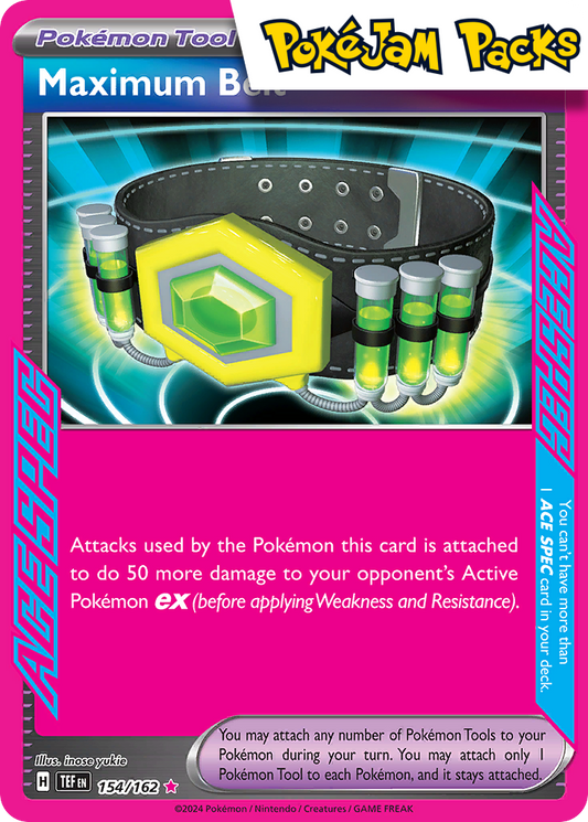 Maximum Belt - 154/162 - Ace Rare - Temporal Forces - Pokemon TCG