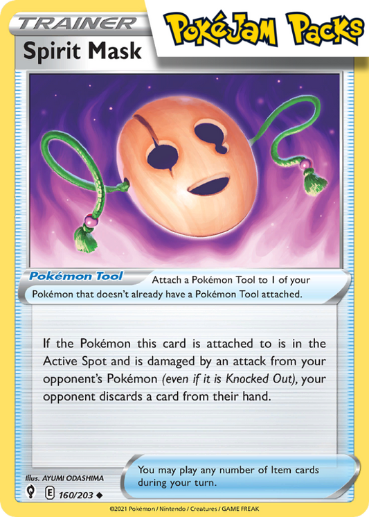 Spirit Mask - 160/203 - Uncommon - Evolving Skies - Pokemon TCG