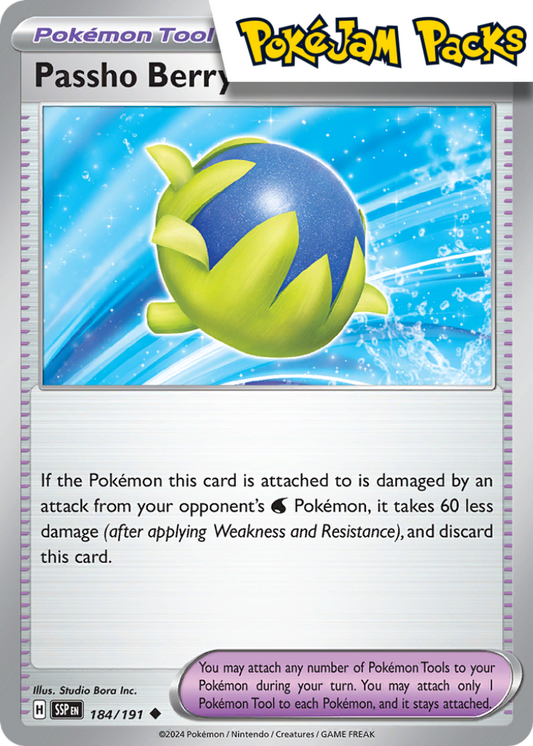 Passho Berry - 184/191 - Uncommon - Surging Sparks - Pokemon TCG