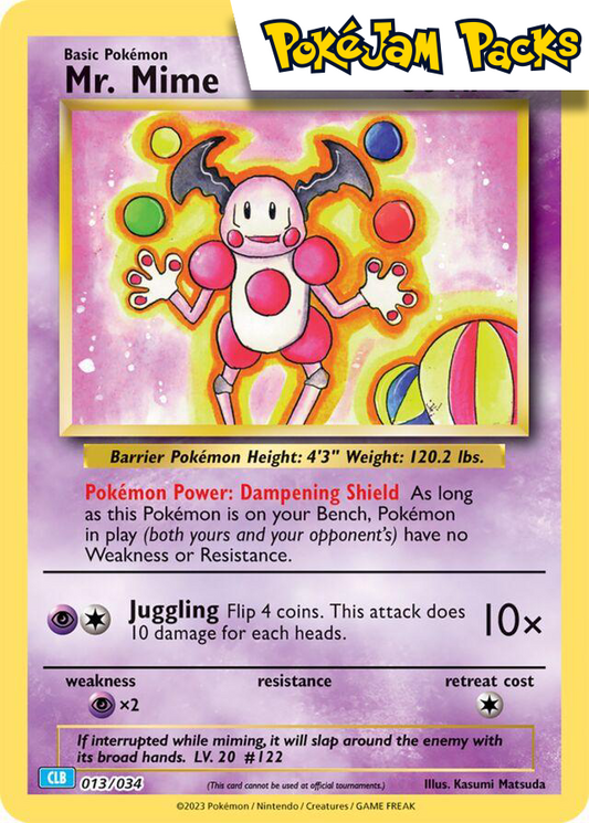 Mr. Mime - 013/034 - CLB - Trading Card Game Classic items - Pokemon TCG
