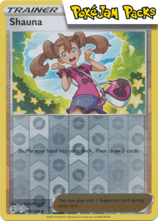 Shauna - 240/264 - Uncommon Reverse Holo - Fusion Strike - Pokemon TCG