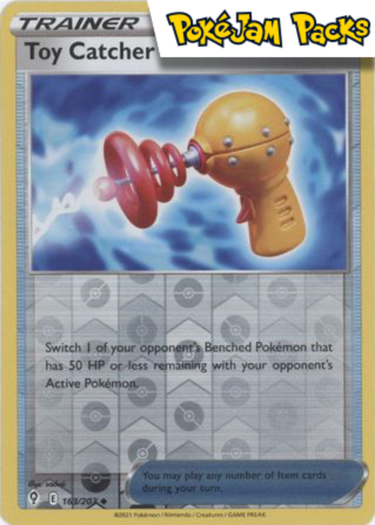 Toy Catcher - 163/203 - Uncommon Reverse Holo - Evolving Skies - Pokemon TCG