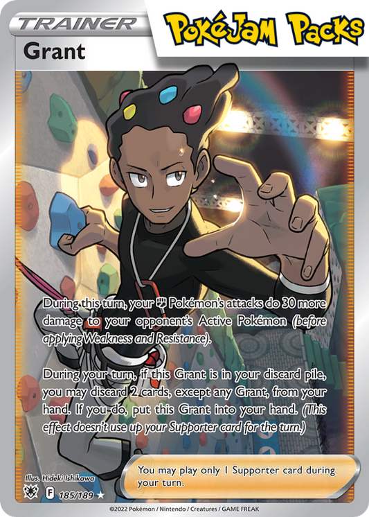 Grant - 185/189 - Full Art Ultra Rare - Astral Radiance - Pokemon TCG