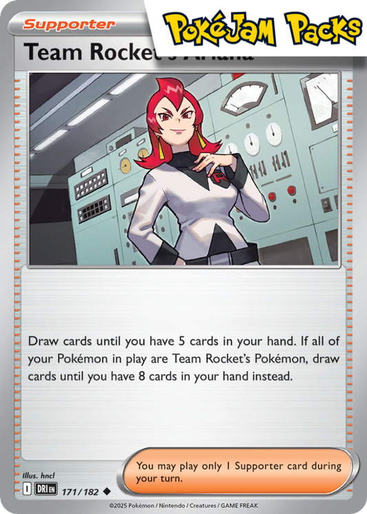 Team Rocket's Ariana - 171/182 - Uncommon - Destined Rivals - Pokemon TCG