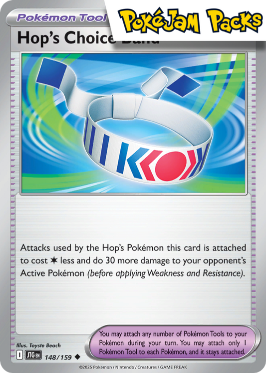 Hop's Choice Band - 148/159 - Uncommon - Journey Together - Pokemon TCG