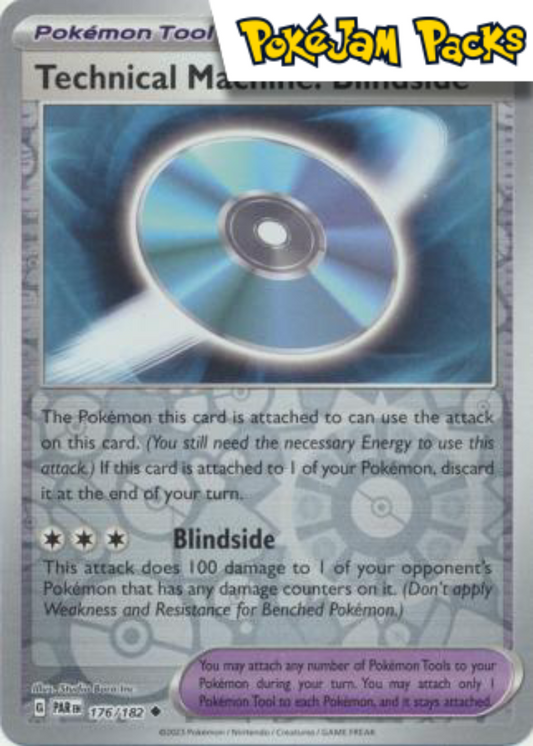 Technical Machine: Blindside - 176/182 - Uncommon Reverse Holo - Paradox Rift - Pokemon TCG