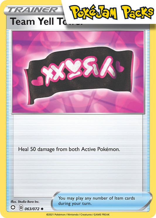 Team Yell Towel - 063/072 - Uncommon - Shining Fates - Pokemon TCG
