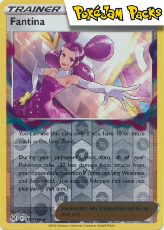 Fantina - 157/196 - Uncommon Reverse Holo - Lost Origin - Pokemon TCG