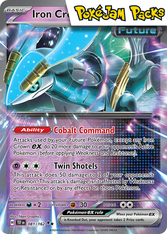 Iron Crown ex - 081/162 - Ultra Rare - Temporal Forces - Pokemon TCG