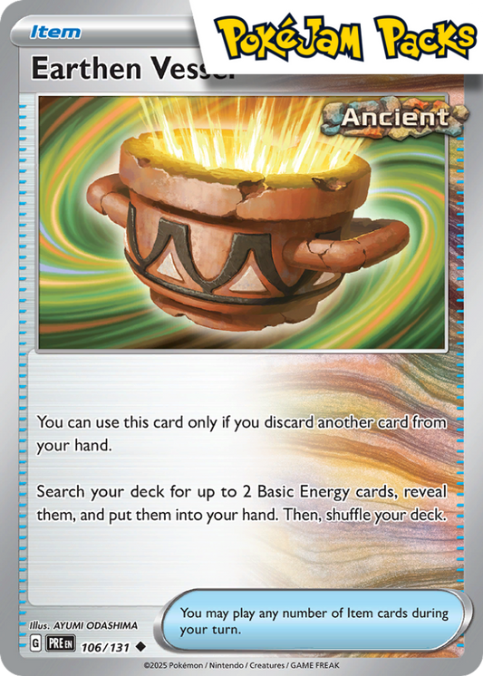 Earthen Vessel - 106/131 - Uncommon - Prismatic Evolutions - Pokemon TCG