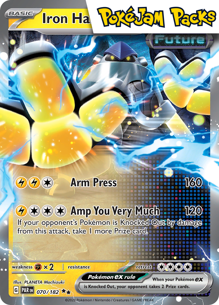 Iron Hands ex - 070/182 - Ultra Rare - Paradox Rift - Pokemon TCG