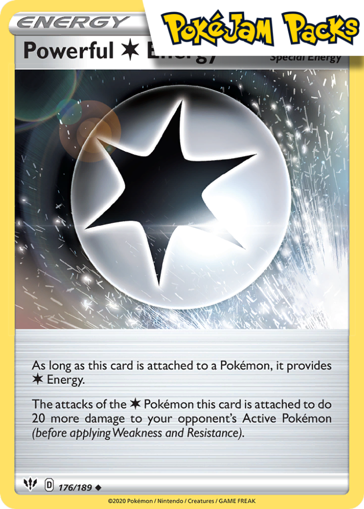 Powerful C Energy - 176/189 - Uncommon - Darkness Ablaze - Pokemon TCG
