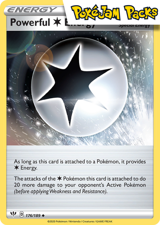 Powerful C Energy - 176/189 - Uncommon - Darkness Ablaze - Pokemon TCG