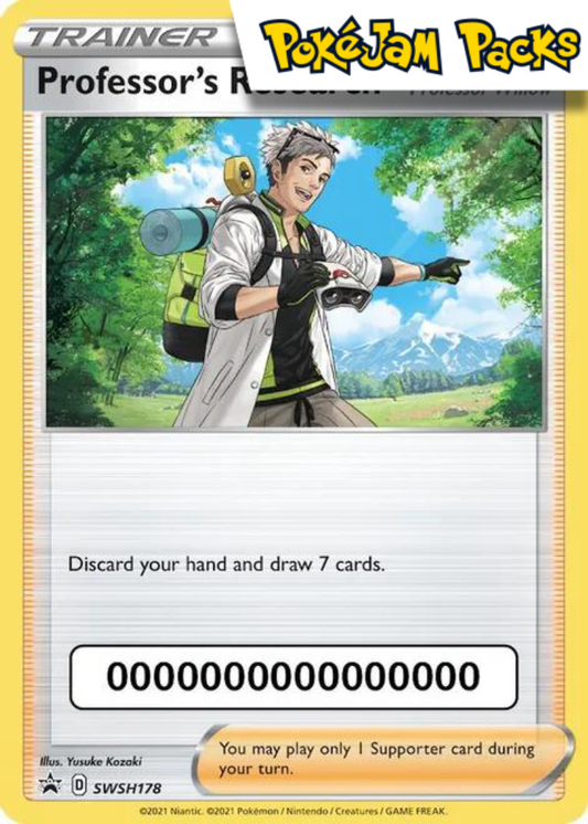 Professor's Research - SWSH178 - Pokemon GO Promo - Sword & Shield Promos - Pokemon TCG