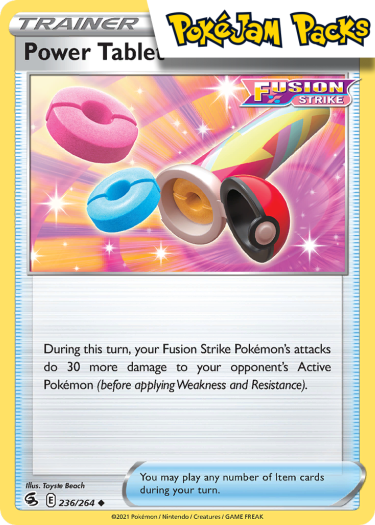 Power Tablet - 236/264 - Uncommon - Fusion Strike - Pokemon TCG