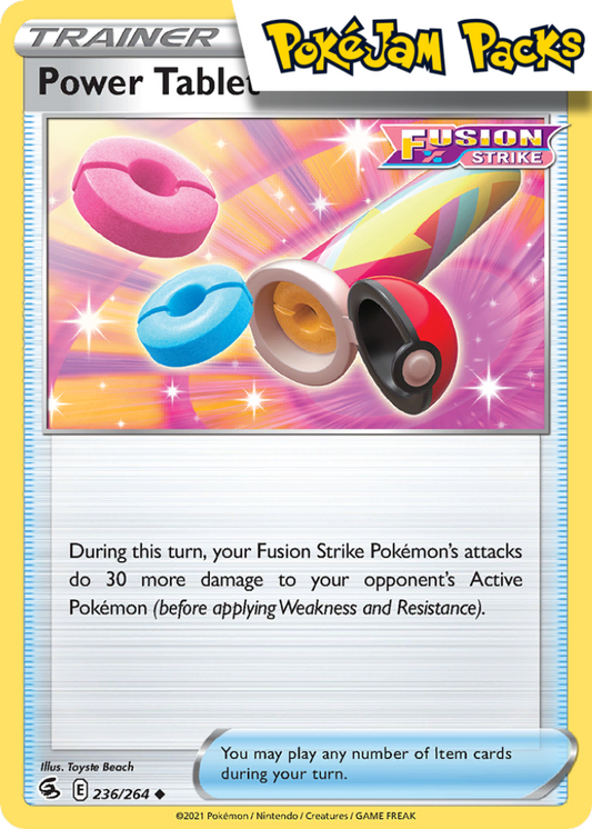 Power Tablet - 236/264 - Uncommon - Fusion Strike - Pokemon TCG
