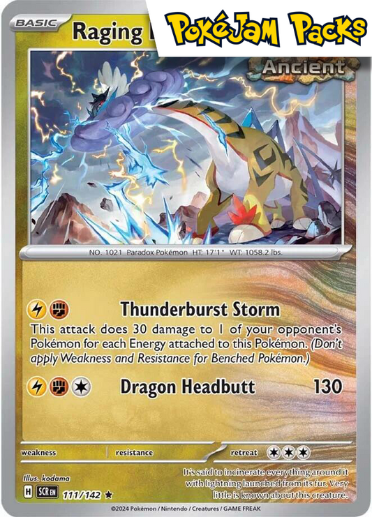 Raging Bolt - 111/142 - Holo Rare - Stellar Crown - Pokemon TCG