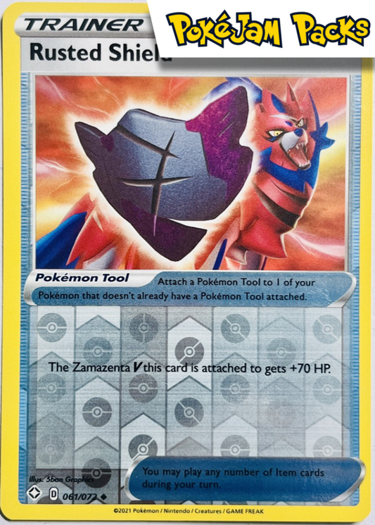 Rusted Shield - 061/072 - Uncommon Reverse Holo - Shining Fates - Pokemon TCG