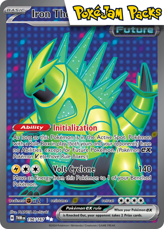Iron Thorns ex - 196/167 - Full Art Secret Rare - Twilight Masquerade - Pokemon TCG