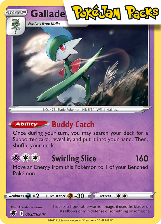 Gallade - 062/189 - Holo Rare - Astral Radiance - Pokemon TCG