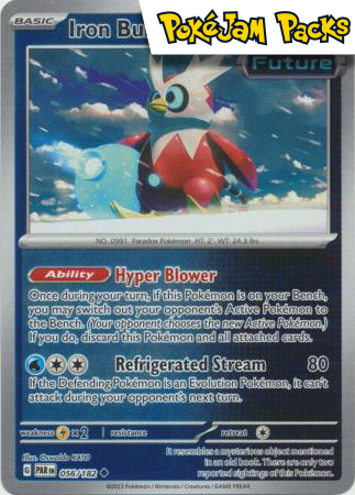 Iron Bundle - 056/182 - Uncommon Reverse Holo - Paradox Rift - Pokemon TCG