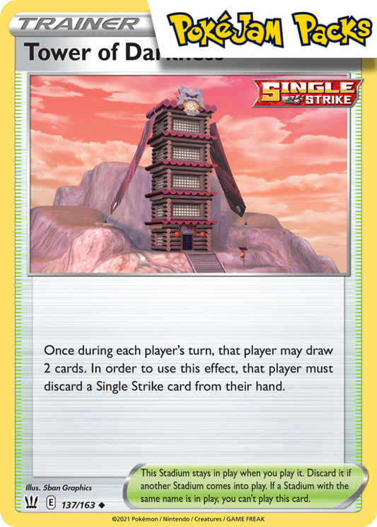 Tower of Darkness - 137/163 - Uncommon - Battle Styles - Pokemon TCG