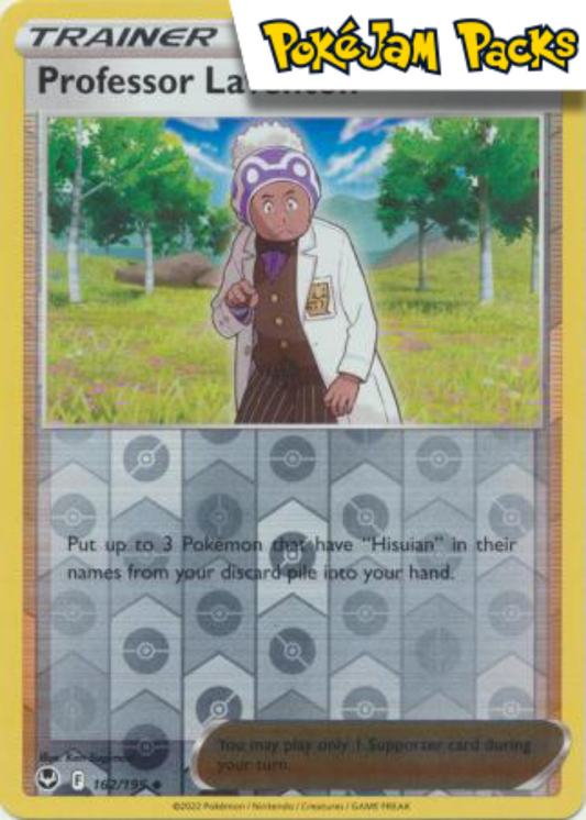 Professor Laventon - 162/195 - Uncommon Reverse Holo - Silver Tempest - Pokemon TCG