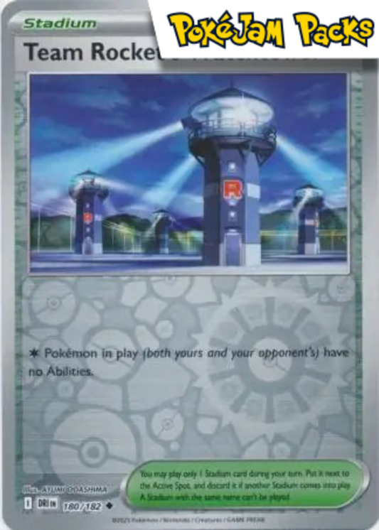 Team Rocket's Watchtower - 180/182 - Uncommon Reverse Holo - Destined Rivals - Pokemon TCG