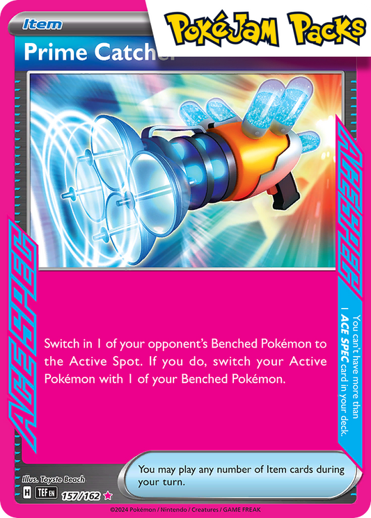 Prime Catcher - 157/162 - Ace Rare - Temporal Forces - Pokemon TCG